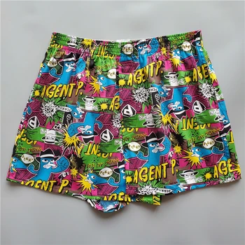 

Men's pajamas pants short Woven cotton shorts Summer male
