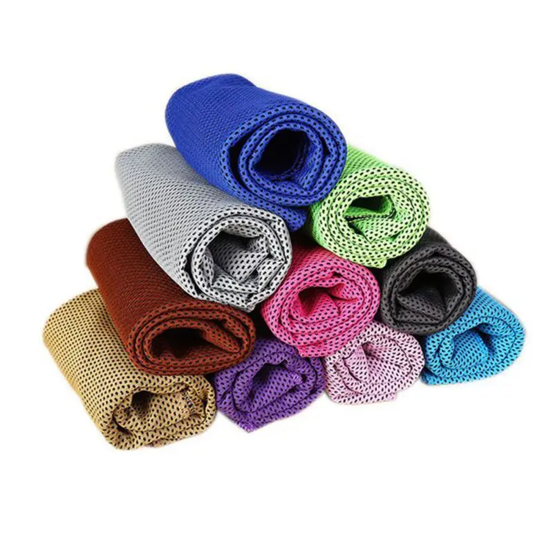 

Multicolor Ice Towel Utility Enduring Instant Cooling Towels Heat Relief Reusable Chill Rapid Cool Towel Sport Swimming Towels