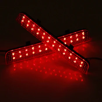 

2pcs Bumper Reflector Lights LED Rear For Land Rover Freelander LR2 L322 Range Red Shockproof New