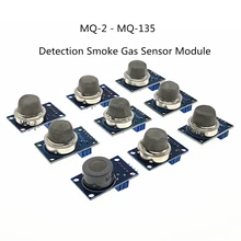 MQ-2 MQ-3 MQ-4 MQ-5 MQ-6 MQ-7 MQ-8 MQ-9 MQ-135 детектор дыма метана сжиженный газ Сенсор модуль для Arduino Starter DIY Kit