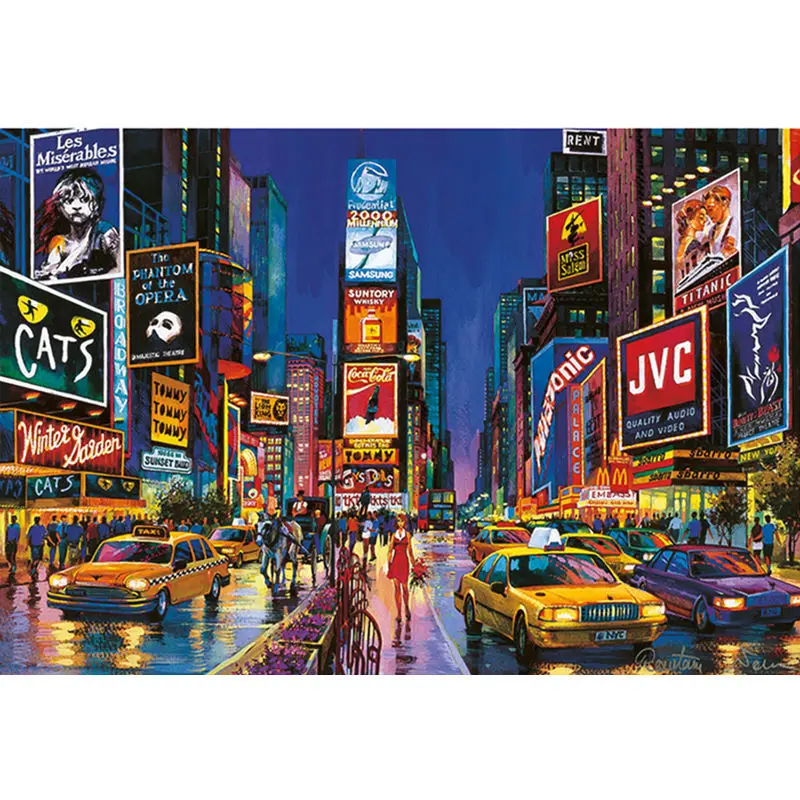 

[] New York Era Jigsaw Puzzle Night Light Spain Import 1000 PCs Renoir