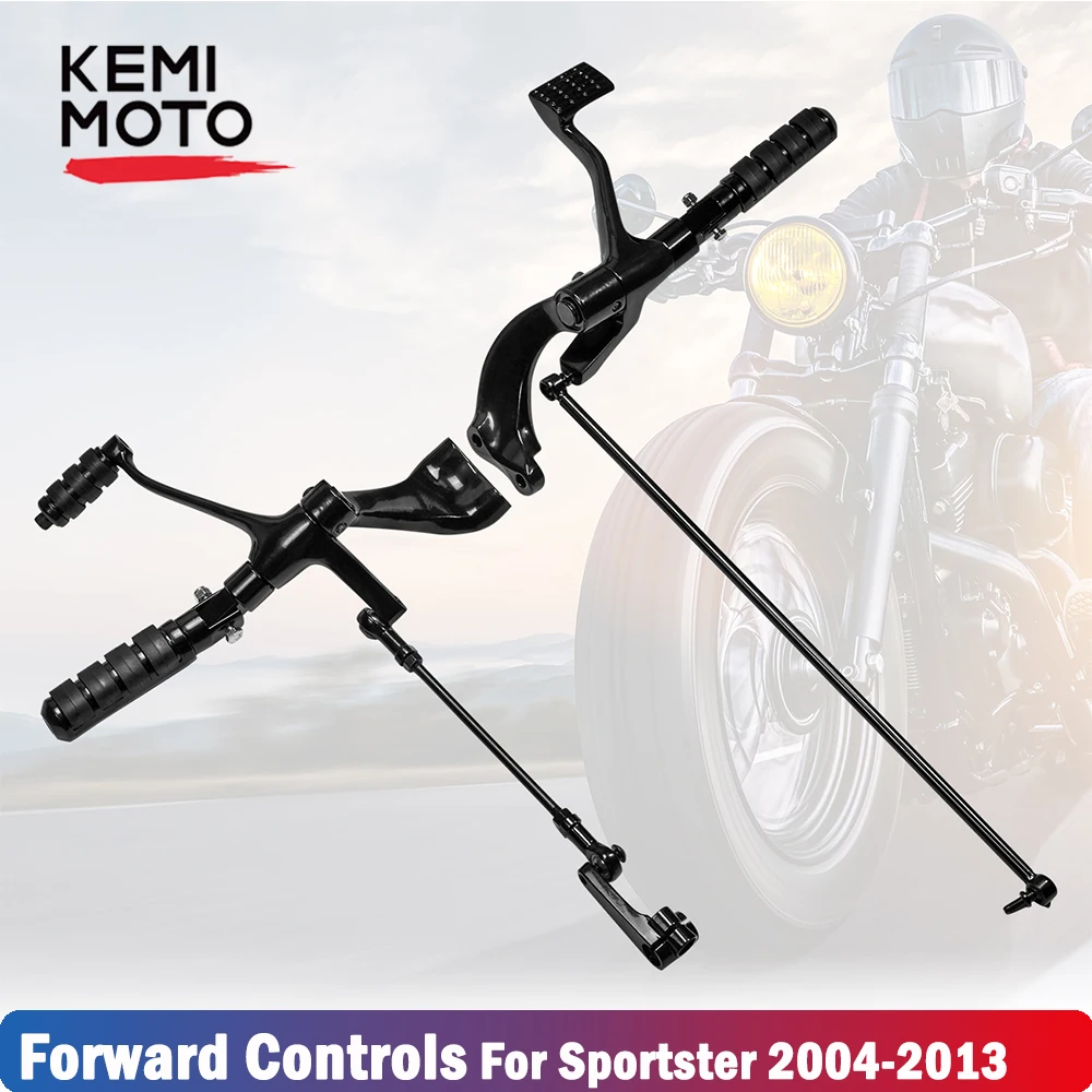 Мотоциклетные передние элементы управления для Sportster XL 883 1200 2004 2013 Подножка