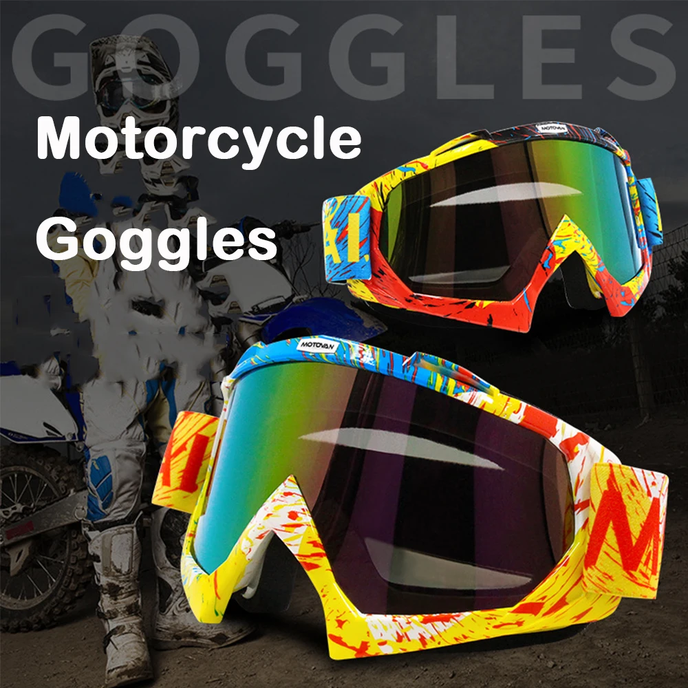 

Ski Goggles Winter Snow Goggles Windproof Motorcycle Cycling Off-road Skating Sport Dirt Bike Racing Goggle Snowboard Accessorie