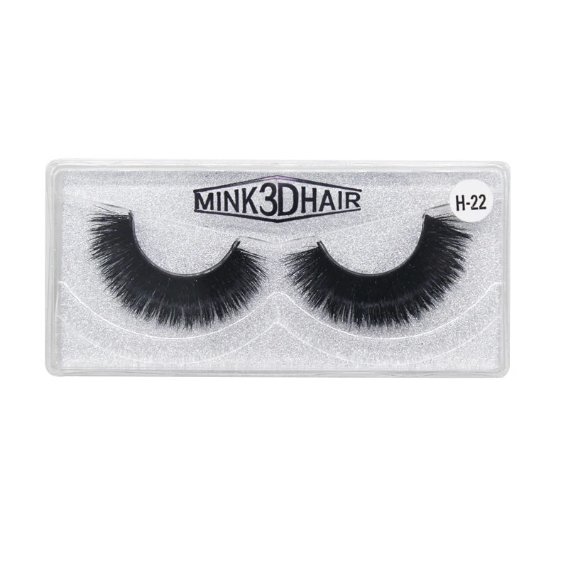 30 Pairs of H22 30 pairs mink eyelashes 3d natural mink wholesale lashes 3D Cruelty-Free Handmade 30-Pairs mink eyelashes wholesale h13-h24 - Цвет: 30 Pairs of H22