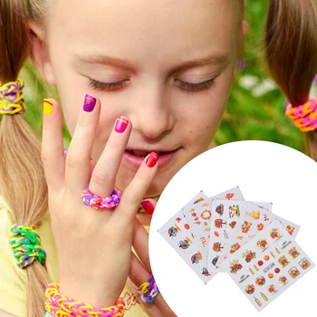 

24 Sheets Fall Nail Decal Delicate Durable Autumn Maple Leaf Sticker Autumn Nail Sticker Thanksgiving Nail Sticker for Ladies Wo