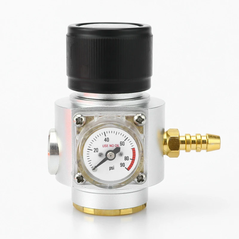 Мини 0-90PSI CO2 зарядное устройство комплект T21* 4 газированный водный цилиндр газовый регулятор давления метр с 5/1" Газовая линия и шариковый замок Homebrew