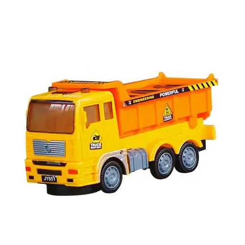 1:43 Diecast Engineering Toy Multi-directional Lighting Oil Tanker Loader Mixer Truck Model Kids Electric Car Toy - Цвет: Loader Truck