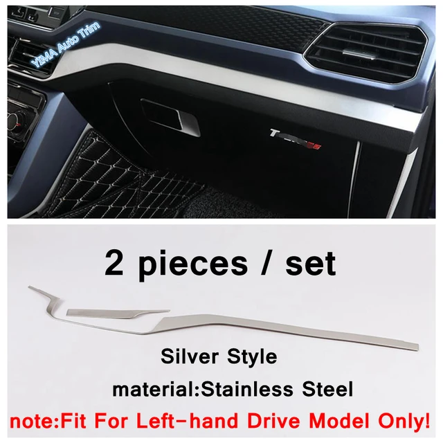 Window Switch Button / Head Light Adjust / Glove Storage Box Handle Buckle Cover Trim Fit For VW Volkswagen T-Cross 2019 - 2021 model 7