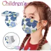 20pc Children Christmas Mask Cartoon Print Disposable Face Mask Protection Breathable Mouth Cover Mascarillas Cosplay Cubrebocas 3
