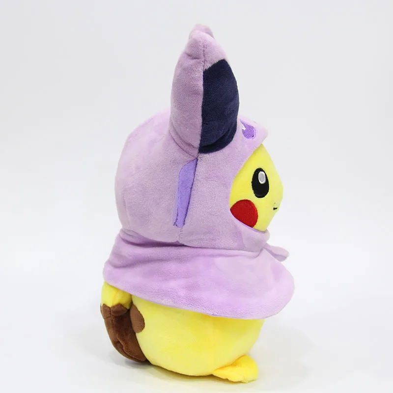 TAKARA TOMY Pokemon плащ Пикачу Cos Eevee плюшевые игрушки Sylveon Leafeon Espeon Vaporeon мягкие милые куклы Хобби коллекционный подарок