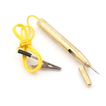 

Diagnostic Tool DC 6V 12V 24V Copper Car Light Circuit Tester Lamp Voltage Test Pen Detector Probe Light System Test Probe Lamp