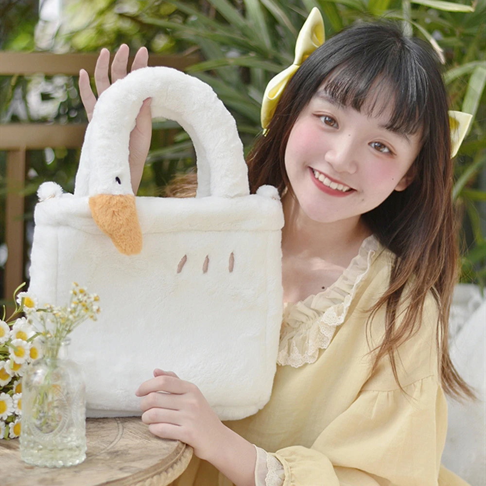 Bolso mano Original para mujer, de Lolita, paquete axilar de ganso, bolso informal para teléfono móvil, cartera|Bolsos de hombro| - AliExpress