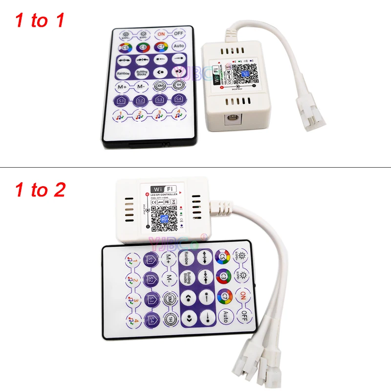Magic Home Wifi Voice LED SPI Controller 28keys Remote Addressable 2048 Pixel Dimmer For WS2811 SK6812 WS2812B Strip | Освещение