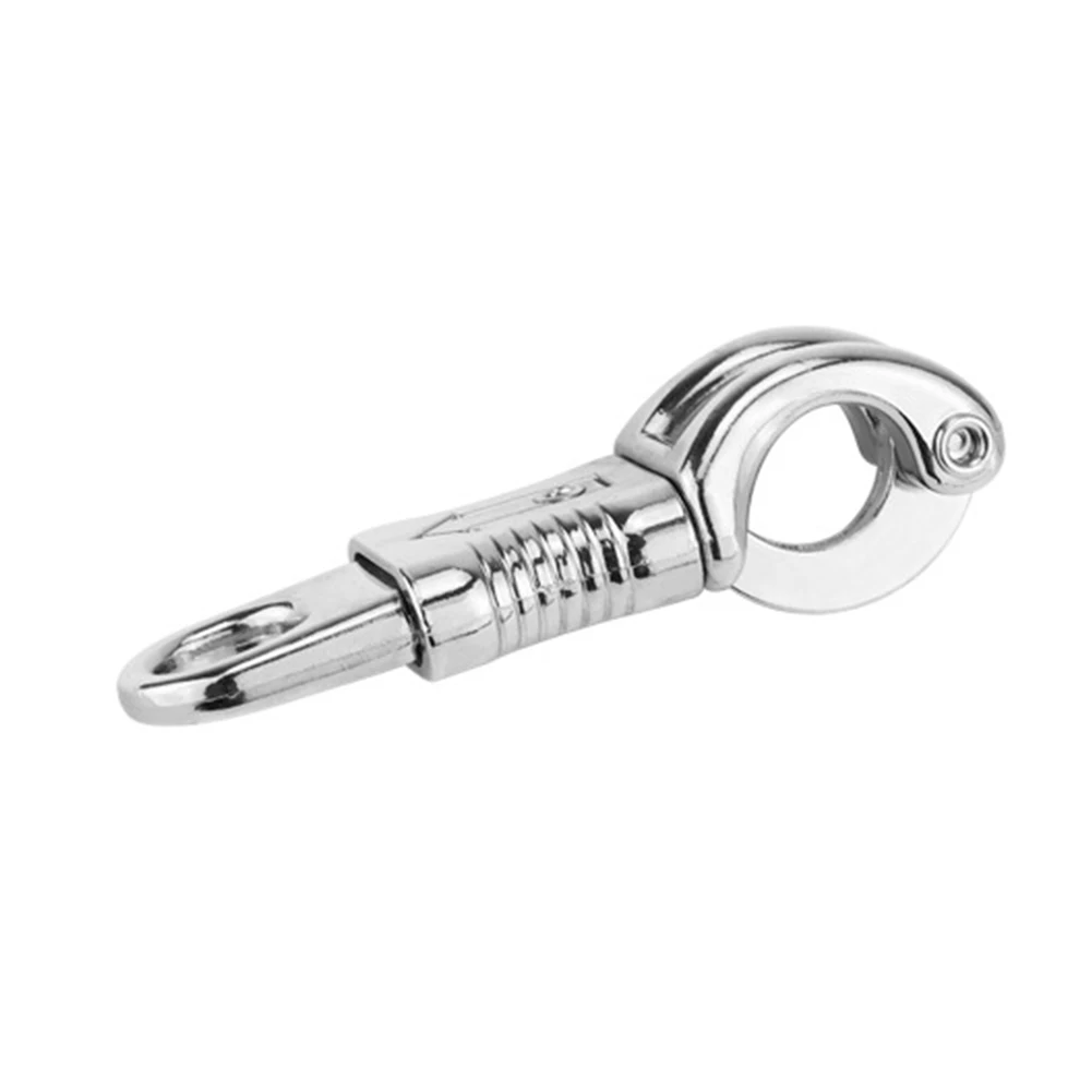 Replacement Pet Horsemanship Hinged Panic Outdoor Quick Release Bridle Hook Locking Buckles Training Portable Zinc Alloy