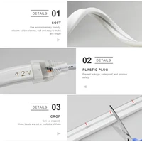 Tuya Smart Life LED Neon Light Strip WIFI Control DC12V SMD 2835 120LEDs/M Flexible Rope Tube Lamp Work with Alexa Google Home - Image 4