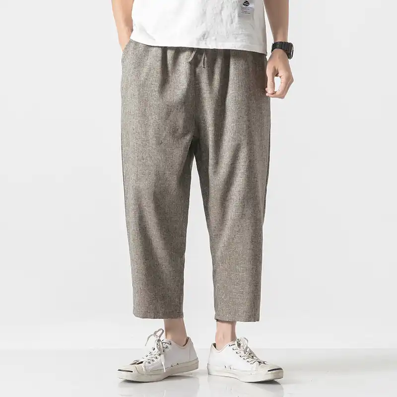 wide leg track pants mens