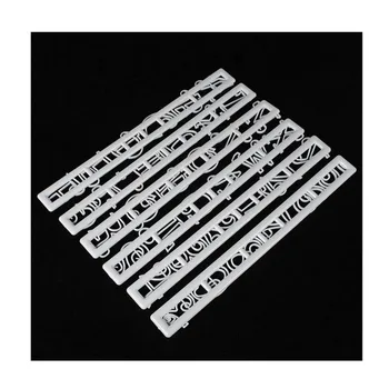 

Cutter Mold Set Alphabet Number Letter 6 x Cake Decorating Fondant Icing Mould