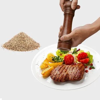 

Chef Cooking Oak Wood Pepper Grinder Natural Durable Hand Rotate Movement Grinders Tools Kitchen Accessories-20