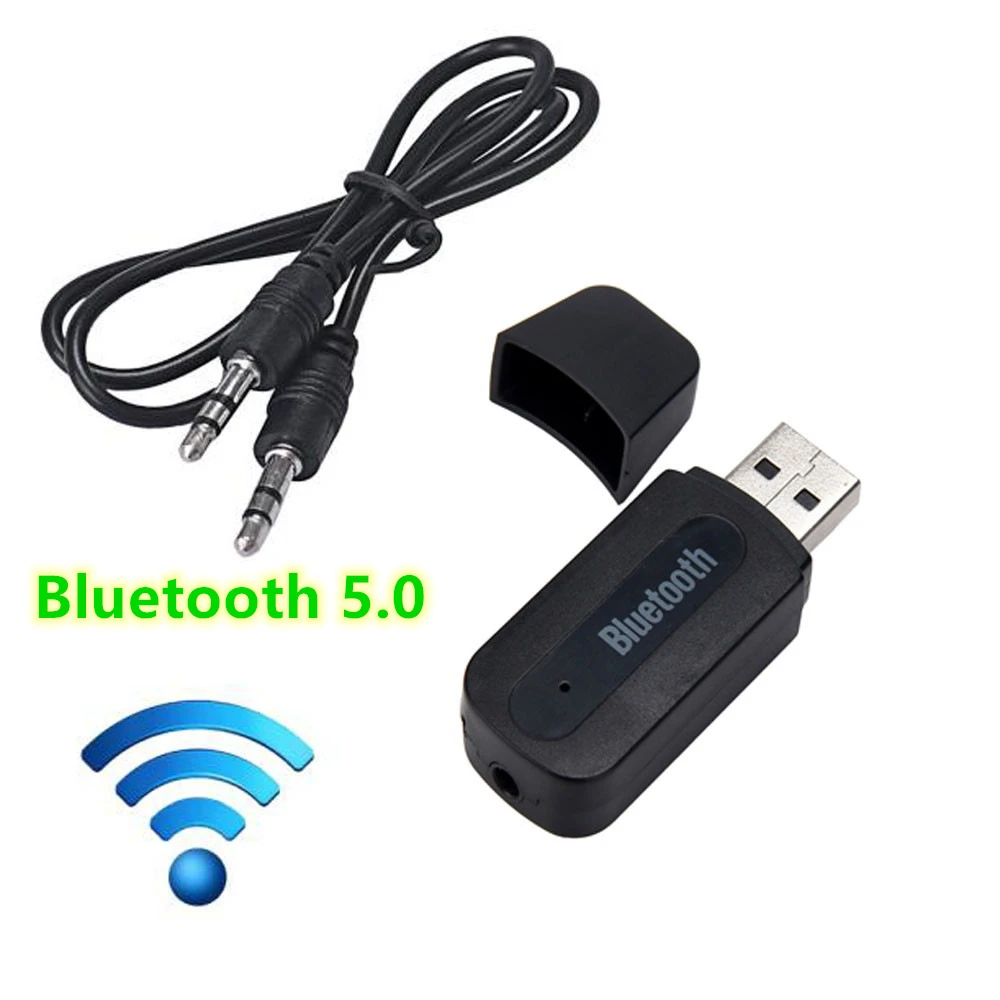 Receptor de Audio estéreo para coche, receptor de Audio estéreo inalámbrico USB Blue tooth 5,0, música, 3,5mm, bluetooth