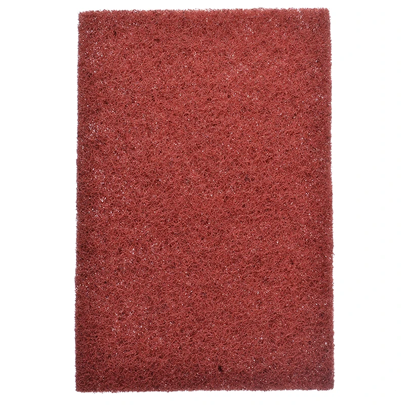 20Pcs 15x10x0.9cm Abrasive Cleaning Pad Green/Red Abrasive Finishing Fine Polish Pads For Metal Wood Plastic Polishing Tools