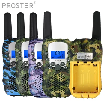 

Proster For T-388 2PCS Children Walkie Talkie 8-channels 2-way Radio 3km range LCD display
