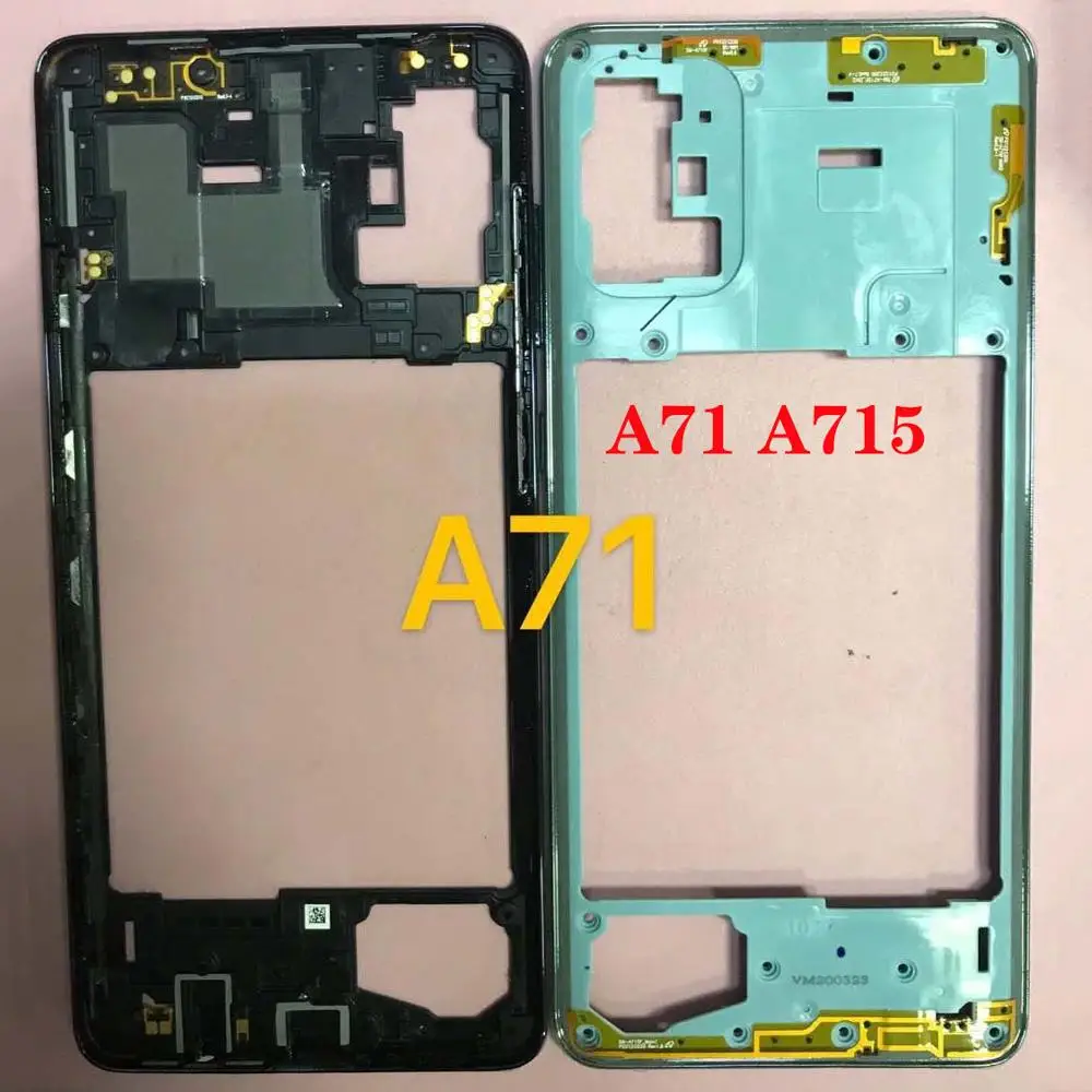 For Samsung Galaxy A51 A71 A515 A715 middle Frame Faceplate Housing Replacement | Мобильные телефоны и аксессуары