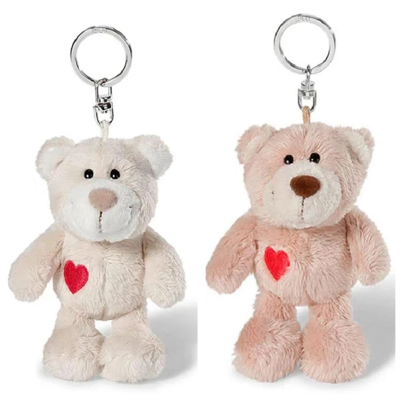 CuteTeddy-llaveros colgantes de oso de peluche, morral colgante de animales de peluche, regalos de Navidad y cumpleaños