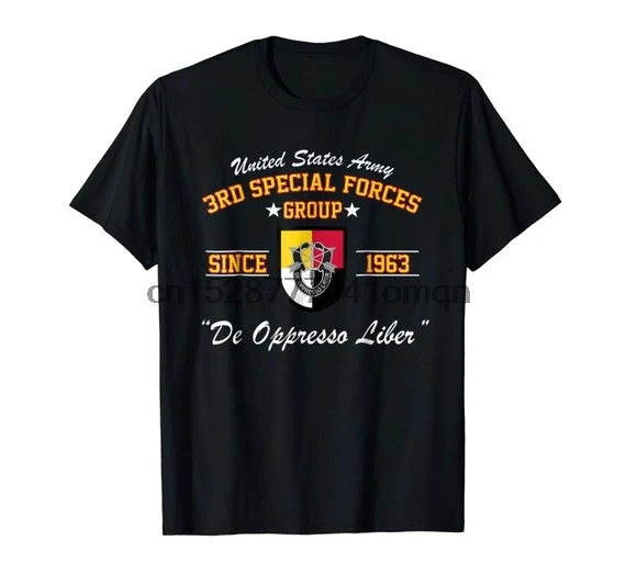 3rd Special Forces Group - SFG De Oppresso Liber Veteran Shirt 2019 New Fashion Skate T | Мужская одежда