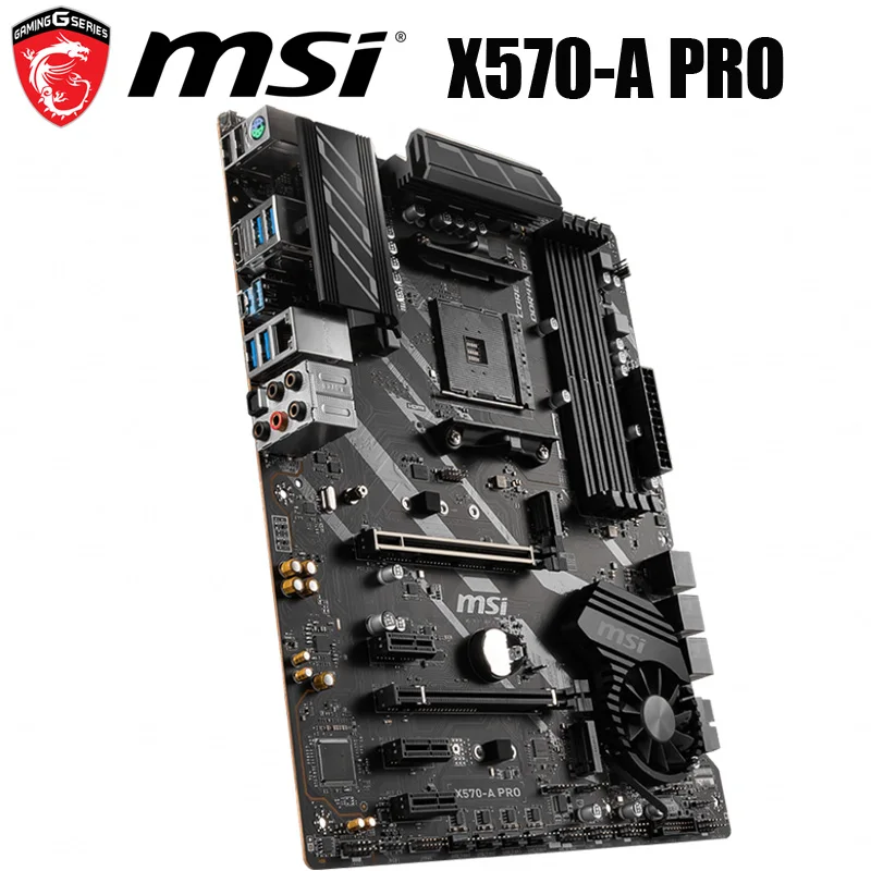 Socket AM4 MSI X570-A PRO Motherboard AM4 DDR4 