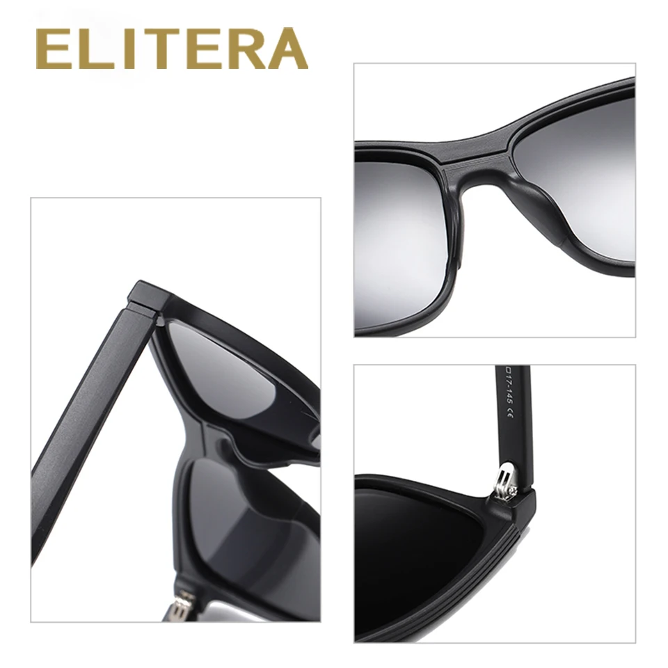 ELITERA, мужские классические солнцезащитные очки, для спорта на открытом воздухе, поляризационные солнцезащитные очки для вождения, рыбалки, TR90, защита от уф400 лучей