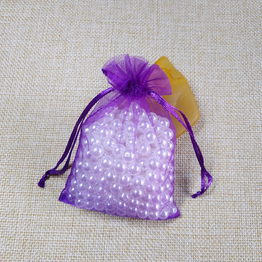 1000pcs/Lot 7x9 9X12 10x15 13x18cm Organza Bag Pouch Christmas Jewelry Packaging & Display Pouches Wedding Party Gift Bags 