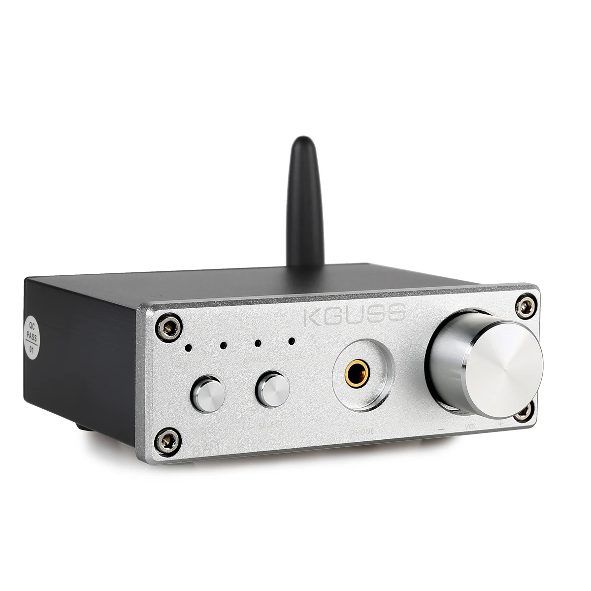 Серебристый QCC3008 Bluetooth 5,0 цифровой аудио декодер поддерживает APT-X SBC AAC передачи аудио усилитель лихорадка Hi-Fi декодирующий ресивер DC 5V - Цвет: Серебристый
