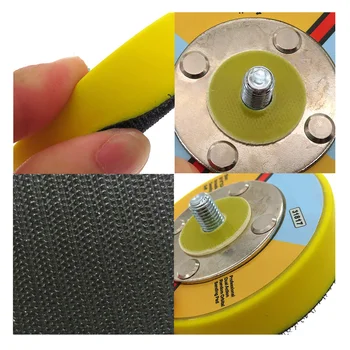 

3 Inch Pneumatic Polishing Disc Adhesive Sponge Buffing Disc Sanding Wheel New And High Quality