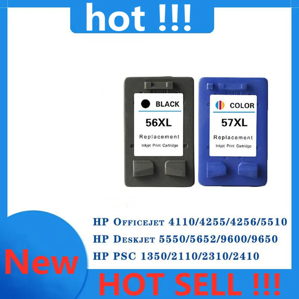 Сменный чернильный картридж GIAUSA 56XL 57XL для принтера hp 56 57 hp56 hp57 Deskjet 450 450cbi 450ci 450wbt