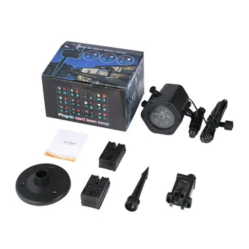 

ICOCO Waterproof LED Landscape Projector Light Lawn Lamp with 12 Slides for Easter Christmas Festival Outdoor Garden Home Decor