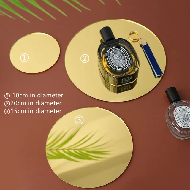 Acrylic Mirror Board Cosmetics Photography Backdrops Birthday Room Decoretiong Ornaments Photograthy Props for Photo Studio 02