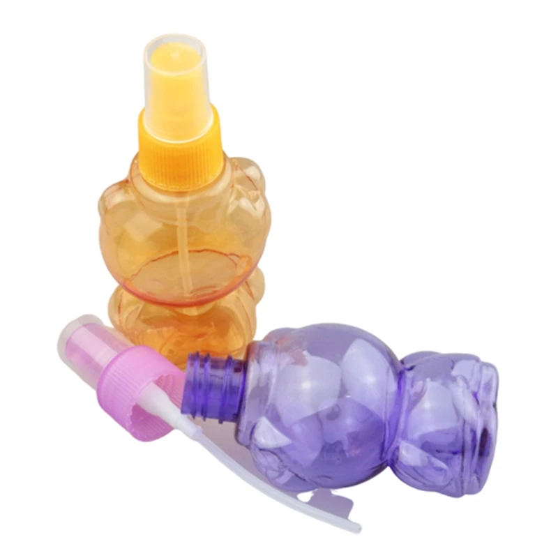 30 мл Горячая Мини Милая мультяшная пластиковая прозрачная пустая бутылка с