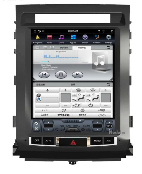 12,1 дюймов Tesla стиль автомобиля без dvd-плеер gps навигация авто радио для TOYOTA LAND CRUISER LC200 2008- плюс стерео Мультимедиа