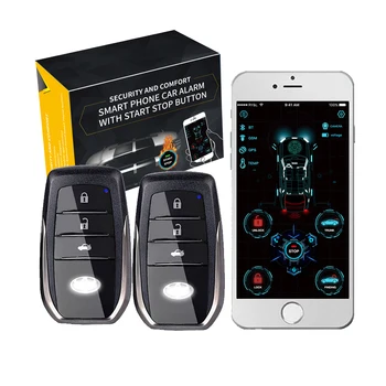 

cardot 4g remote engine starter smart phone app keyless entry cheap car alarm bluetooth keyless gsm intelligent car alarm system