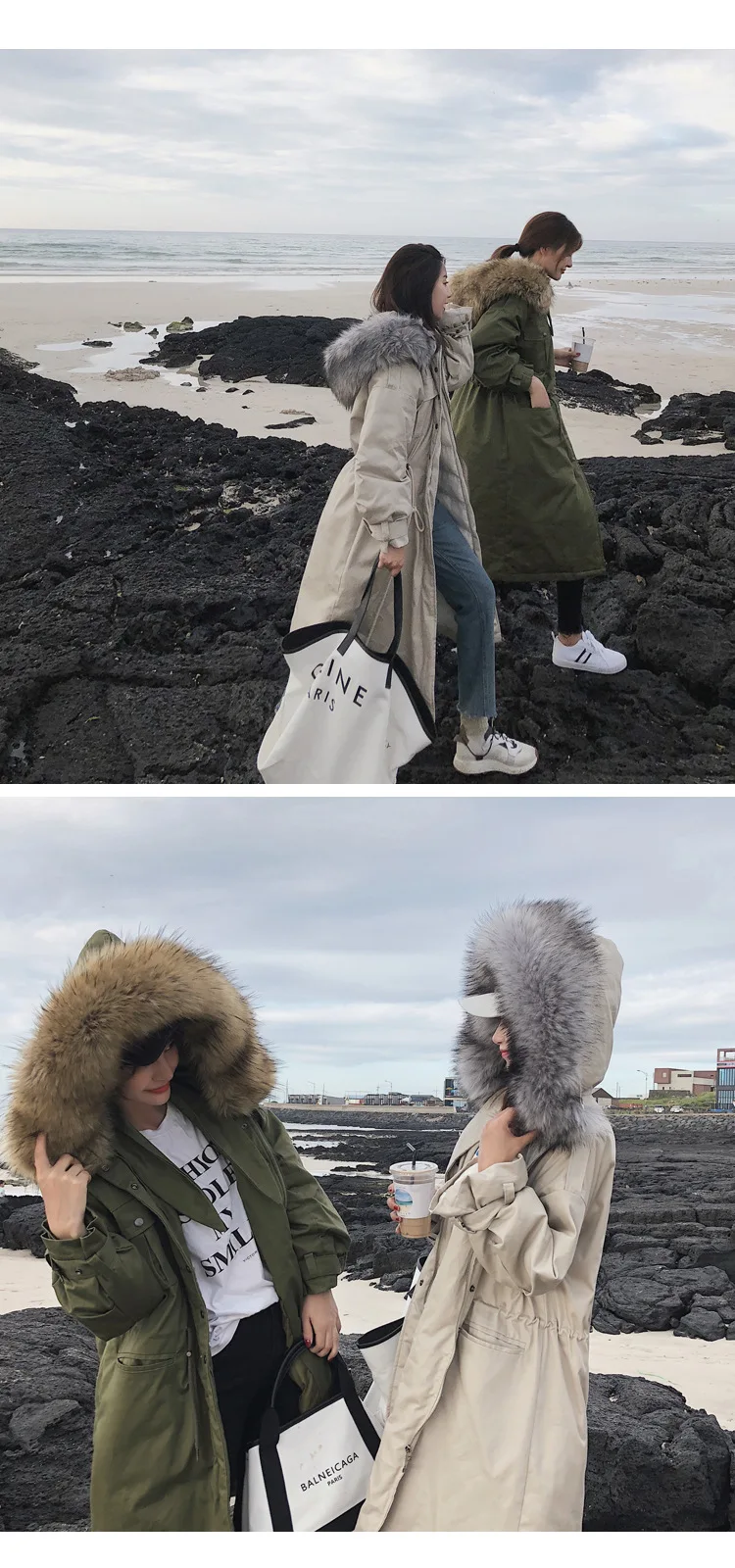 Waitmore, хлопковое пальто, Dongdaemun, выше колена,, стиль, тонкая рабочая одежда, пальто, чувство дизайна, женская, не основная, осенняя