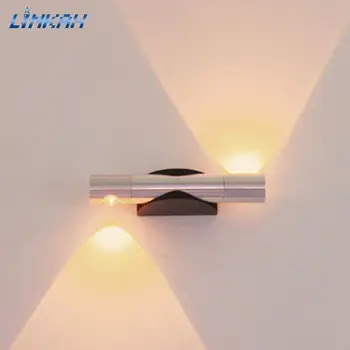 

Modern Aluminium Wall Light 2W 2LED Lamp Beads Superposition Light Effect Great For Bedroom Dinning room Bathroom Garden Bar