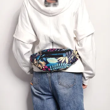 

2020 New Fashion Fanny Pack Women Waterproof Waist Bag Function Military Zipper Chest Bag Waist Bag Women Blet Bag m07