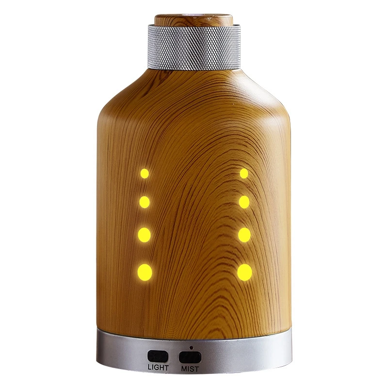 

Ultrasonic Air Humidifier Wood Color Light Essential Oil Diffuser Home Purifier Aroma Diffusor Anion Mist Maker