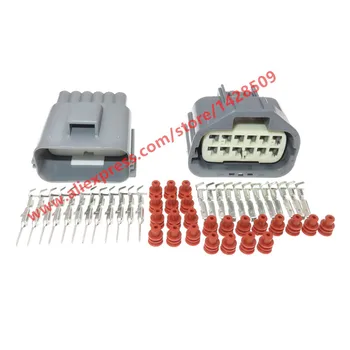 

1 Sets 12 Pin Accelerator Pedal Automobile Waterproof Plug Female Male Waterproof Connector For Ford 7282-5545-10 7283-5545-10