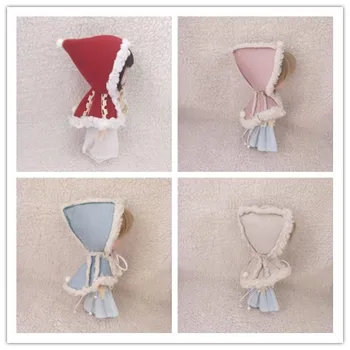 

bjd Doll clothes ob11 clothes Christmas cape Red coat Fit for Obitsu11,ob11,1 / 12BJD doll accessories toys Christmas gift
