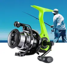 

Gapless Spinning Fishing Wheel Fast Wire Exit Rubber Grip Good Toughness Solid Fishing Reel Fishing Accessory