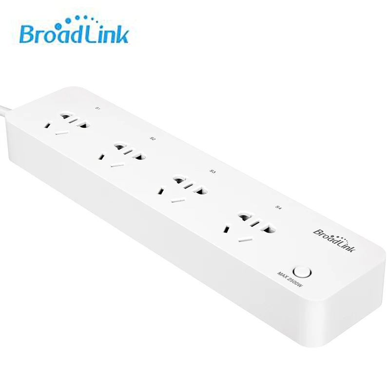 Умная розетка BroadLink MP1 с раздельным управлением Wi-Fi 4 розетки для автоматизации |