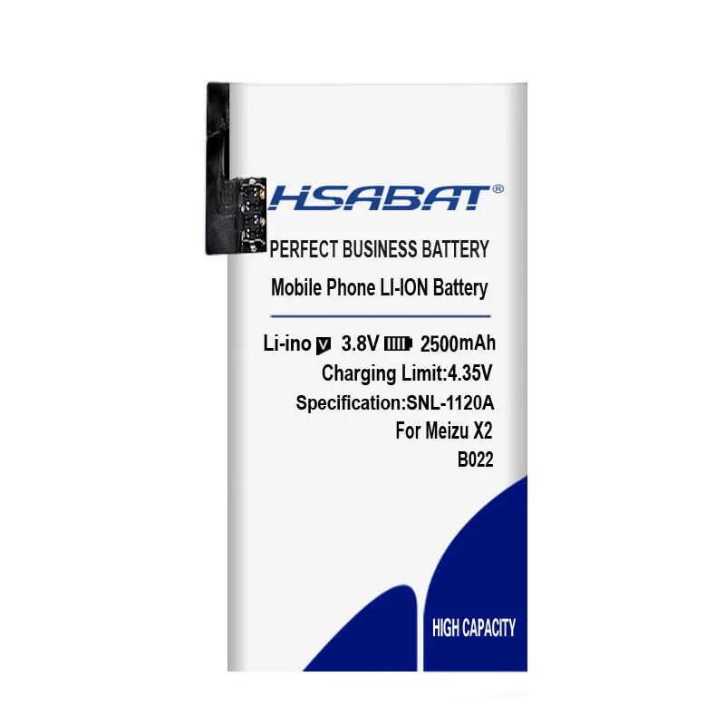 Аккумулятор HSABAT 0 Cycle 2500mAh B022 для Meizu MX2(TD) X2 M040 M045 B020 высококачественный запасной аккумулятор для мобильного телефона