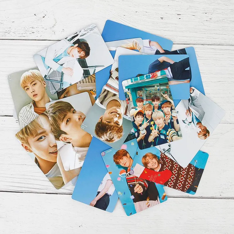 7 шт./компл. KPOP Astro альбом голубого пламени членов Бумага ЛОМО карта фото Фотокарта вентиляторы коллекция подарков