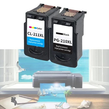 

High Yield Clarity Remanufactured Large Capacity For Printer Ink Cartridge Refilled Eco-friendly Useful Durable For Canon PG210